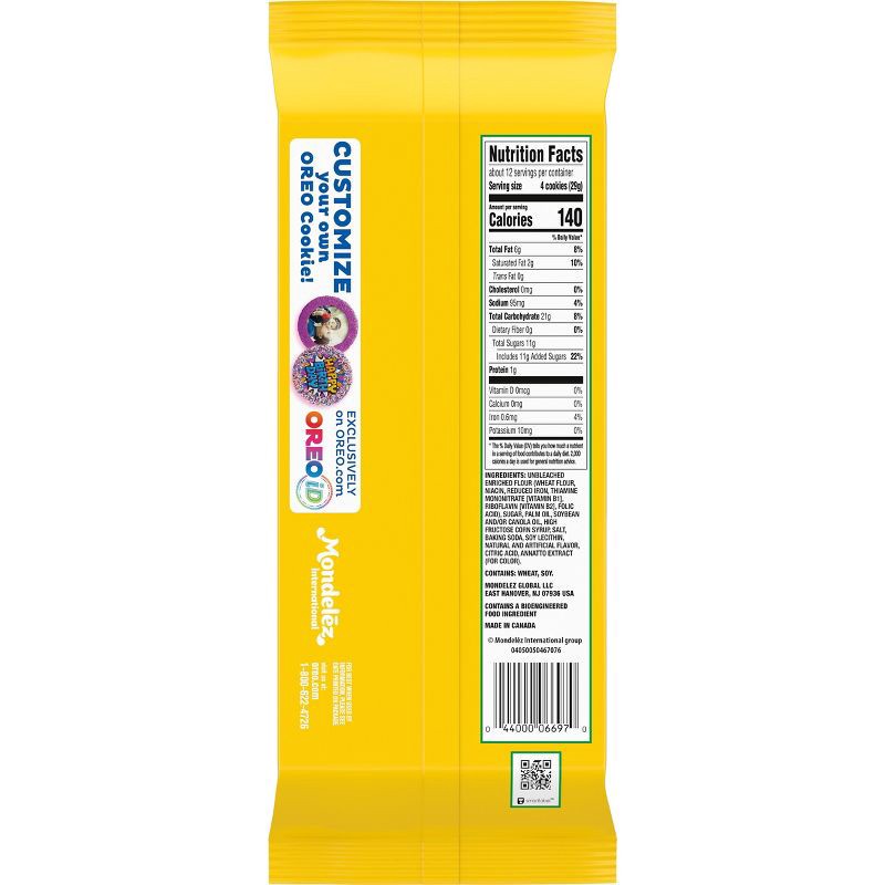 slide 10 of 14, Oreo Thins Lemon Creme Sandwich Cookies Family Size - 11.78oz, 11.78 oz