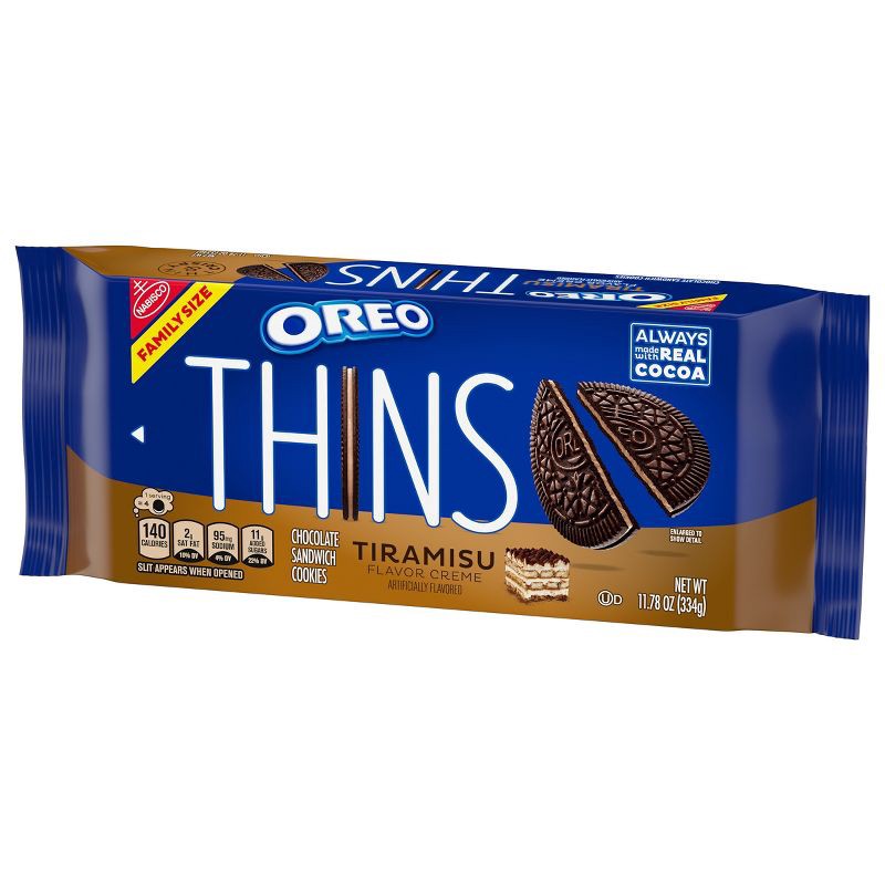 slide 8 of 14, Oreo Thins Tiramisu Cookies Family Size - 11.78oz, 11.78 oz
