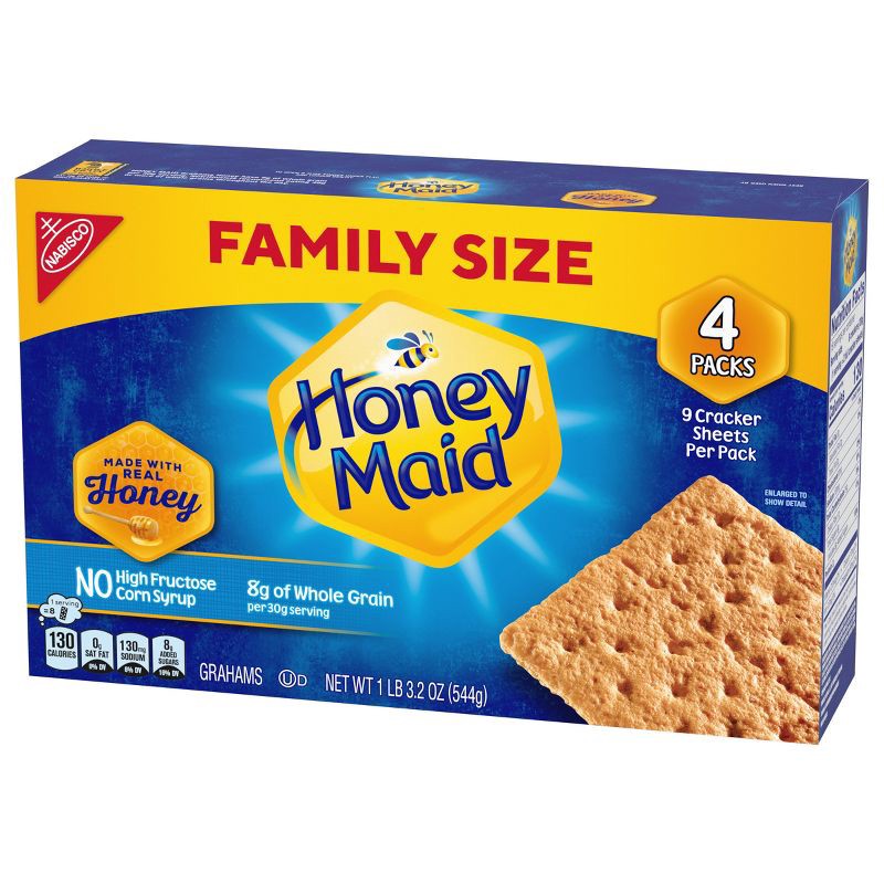 slide 8 of 12, Honey Maid Grahams Family Size - 19.2oz, 19.2 oz