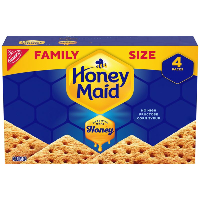 slide 1 of 13, Honey Maid Graham Crackers Lunch Snacks Family Size - 19.2oz, 19.2 oz
