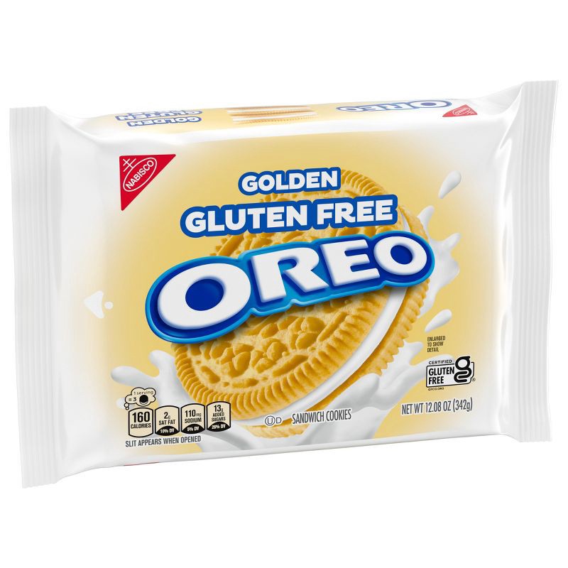 slide 6 of 12, Oreo Gluten Free Golden Sandwich Cookies - 12.08oz, 12.08 oz