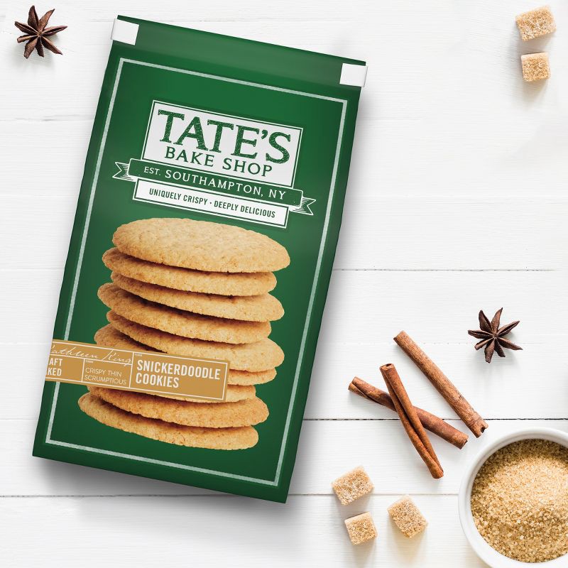 slide 5 of 13, Tate's Bake Shop Snickerdoodle Cookies - 7oz, 7 oz
