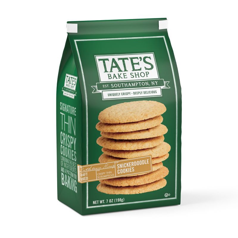 slide 8 of 13, Tate's Bake Shop Snickerdoodle Cookies - 7oz, 7 oz