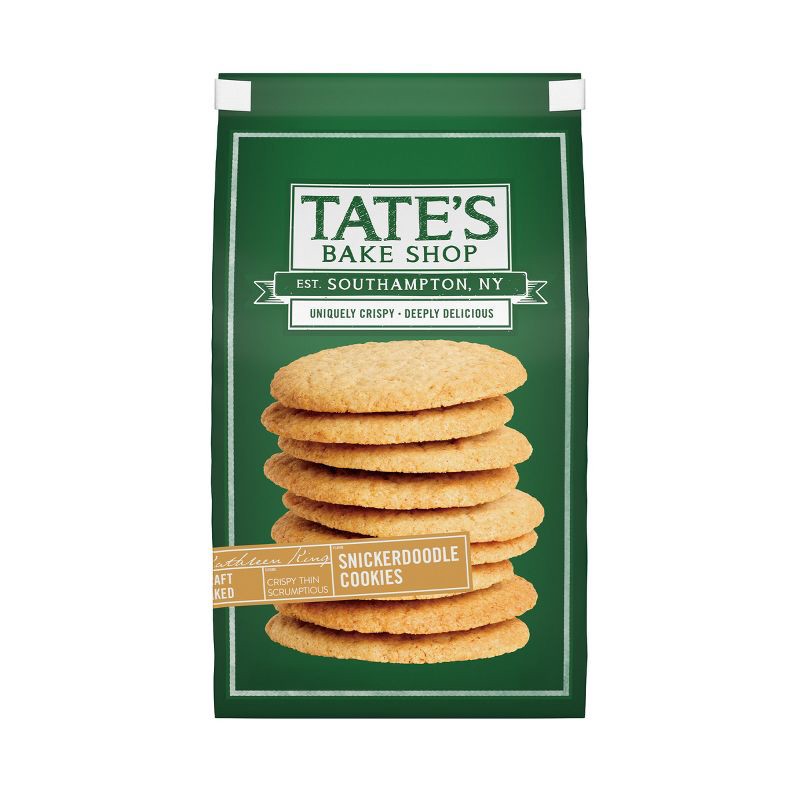 slide 1 of 13, Tate's Bake Shop Snickerdoodle Cookies - 7oz, 7 oz
