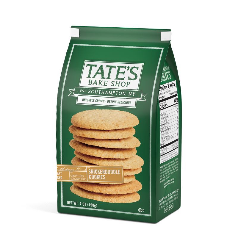 slide 9 of 13, Tate's Bake Shop Snickerdoodle Cookies - 7oz, 7 oz