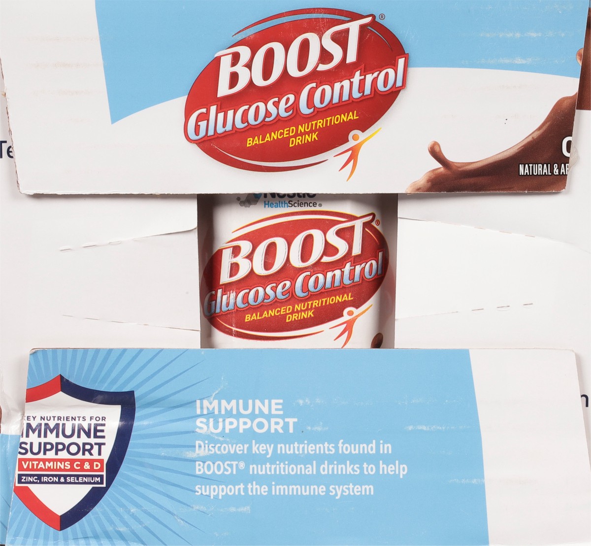 slide 6 of 13, Boost Glucose Control Rich Chocolate Nutritional Drink 12 Pack, 12 ct; 8 fl oz