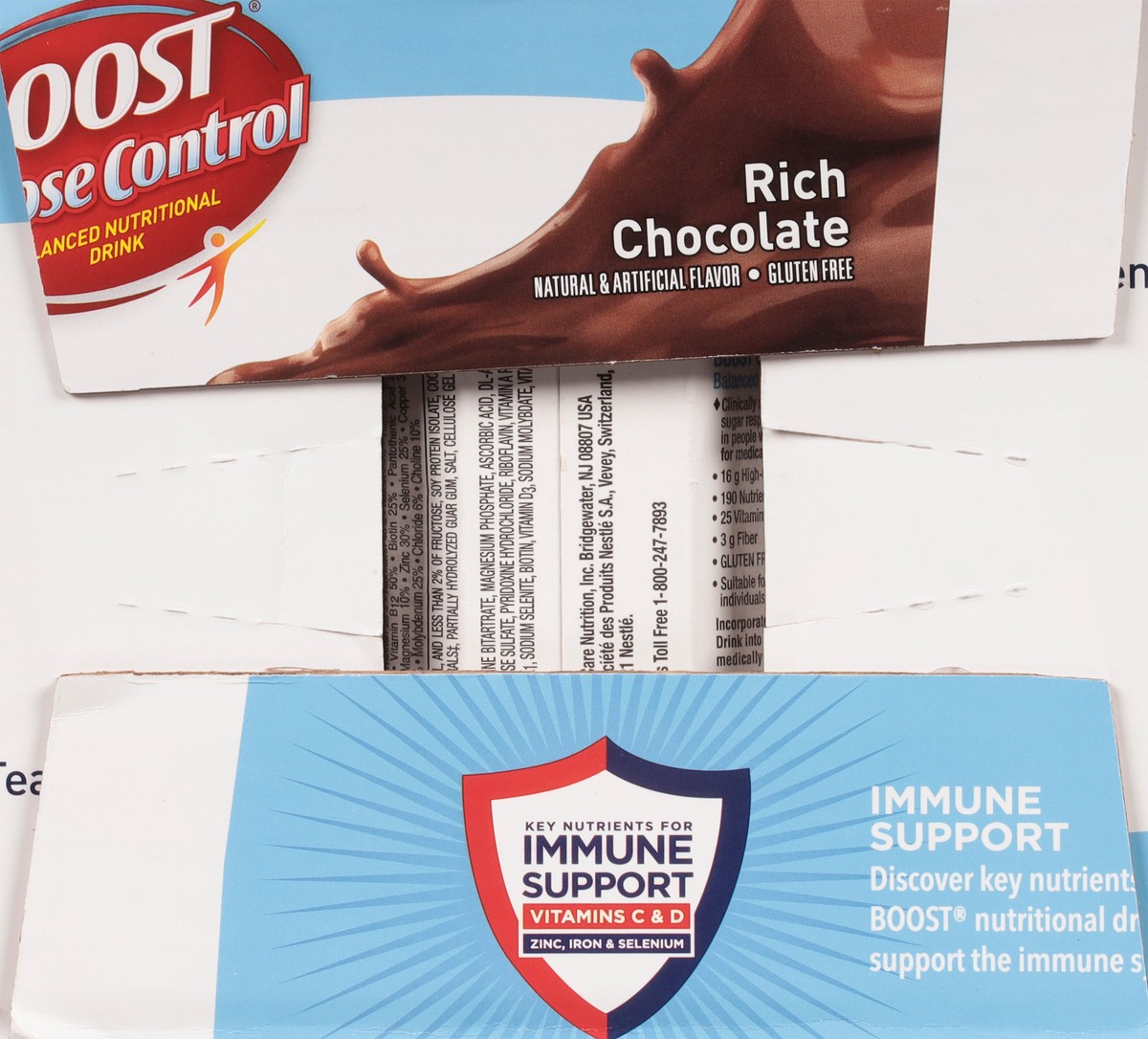 slide 9 of 13, Boost Glucose Control Rich Chocolate Nutritional Drink 12 Pack, 12 ct; 8 fl oz