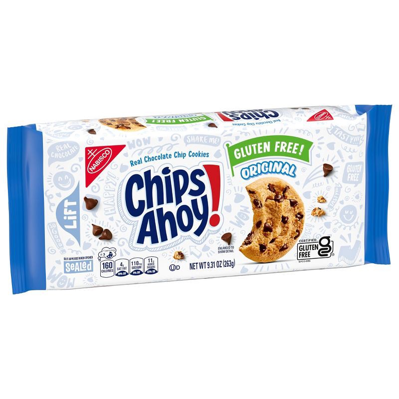 slide 8 of 14, Chips Ahoy! Original Crunchy Gluten Free Chocolate Chip Cookies - 9.31oz, 9.31 oz