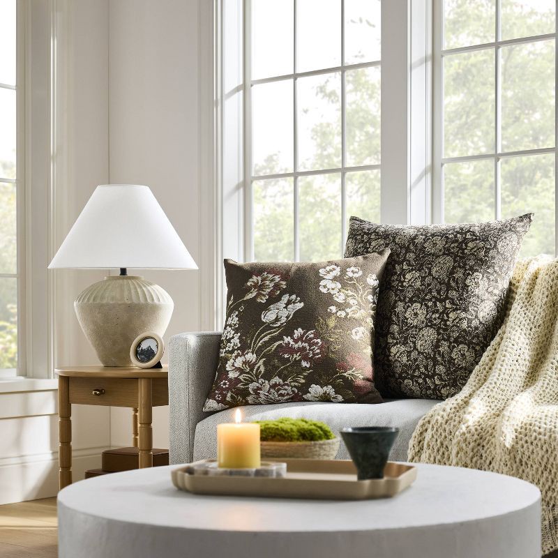 slide 3 of 4, Threshold designed w/Studio McGee Ceramic Table Lamp Tan - Threshold™ designed with Studio McGee, 1 ct