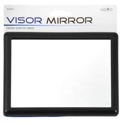 Custom Accessories Black Textured Plastic Visor Mirror