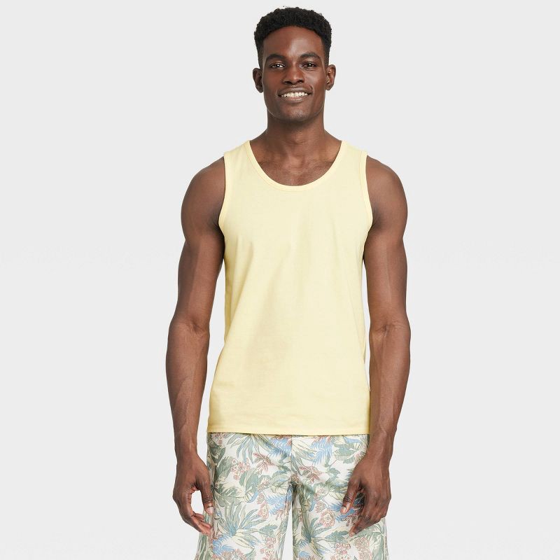 Men's Tank Top - Goodfellow & Co™ White L