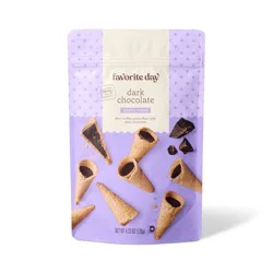 Dark Chocolate Filled Waffle Cones - 4.23oz - Favorite Day™