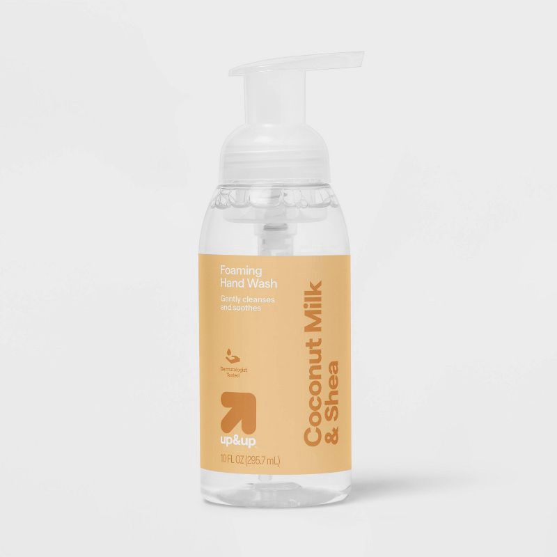 slide 1 of 4, Foaming Hand Soap - Coconut Milk & Shea - 10oz - up&up™, 10 oz