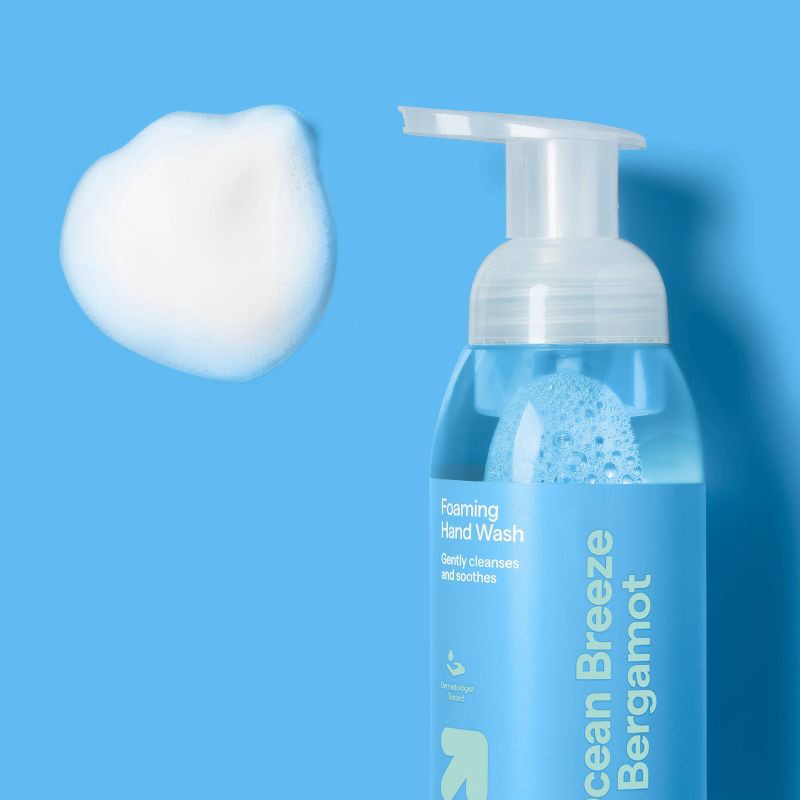 slide 2 of 4, Foaming Hand Soap - Ocean Breeze & Bergamot - 10oz - up&up™, 10 oz
