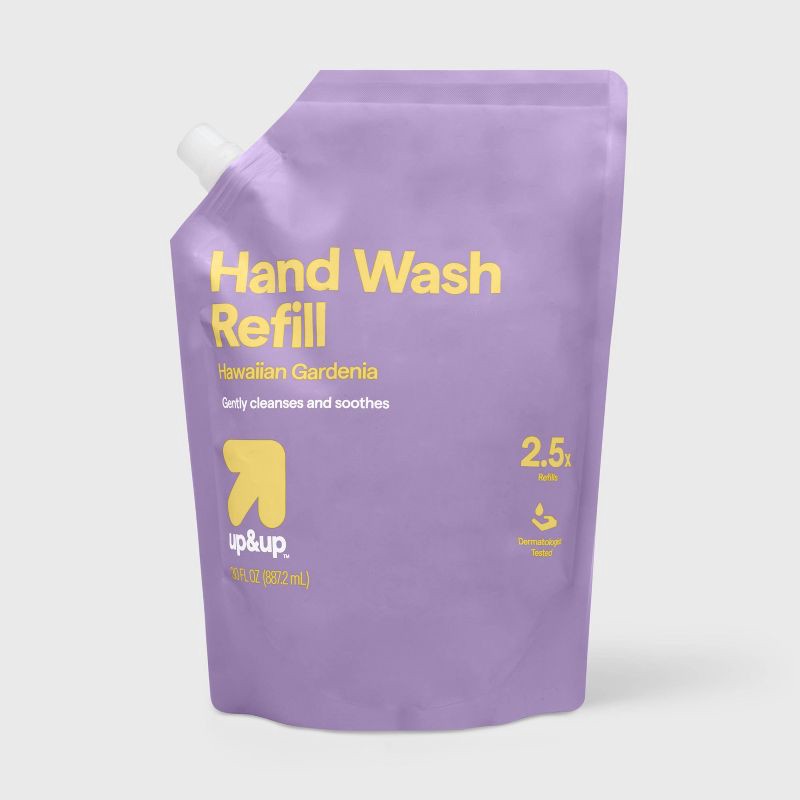 slide 1 of 4, Gel Hand Soap Refill - Hawaiian Gardenia - 30oz - up&up™, 30 oz