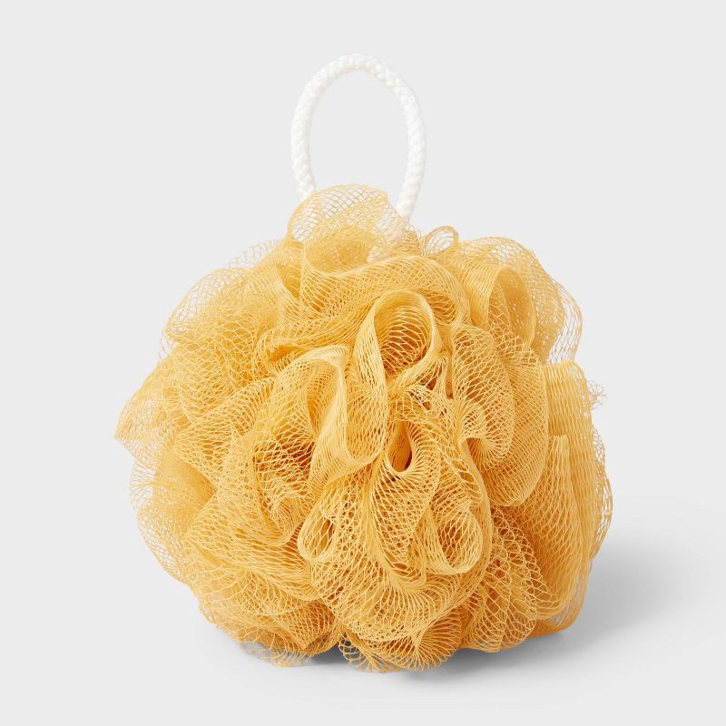 slide 1 of 4, Bath Sponge 50g - Cream & Gold - up&up™, 50 gram