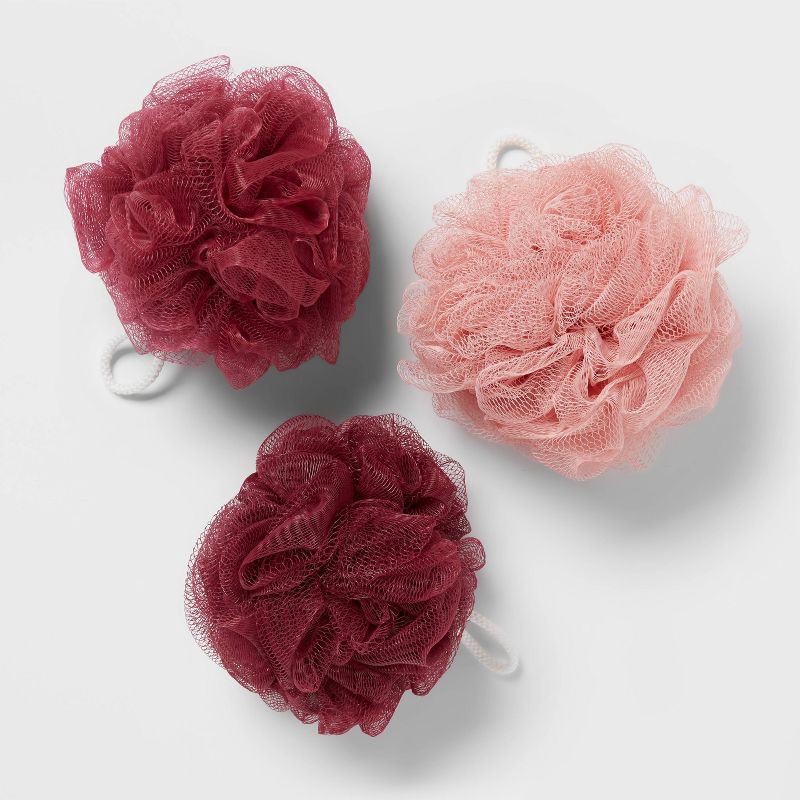 slide 4 of 4, Bath Sponge 50g - Pink - up&up™ (Colors May Vary), 50 gram