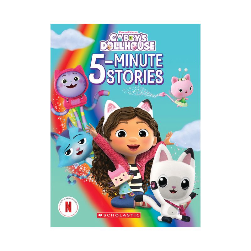 slide 1 of 1, Gabby's 5-Minute Stories (Gabby's Dollhouse) - by Scholastic (Hardcover), 1 ct