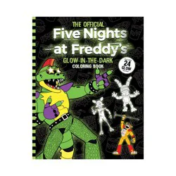 Scholastic Five Nights at Freddy's Glow in the Dark Coloring Book - by Scott Cawthon (Paperback)