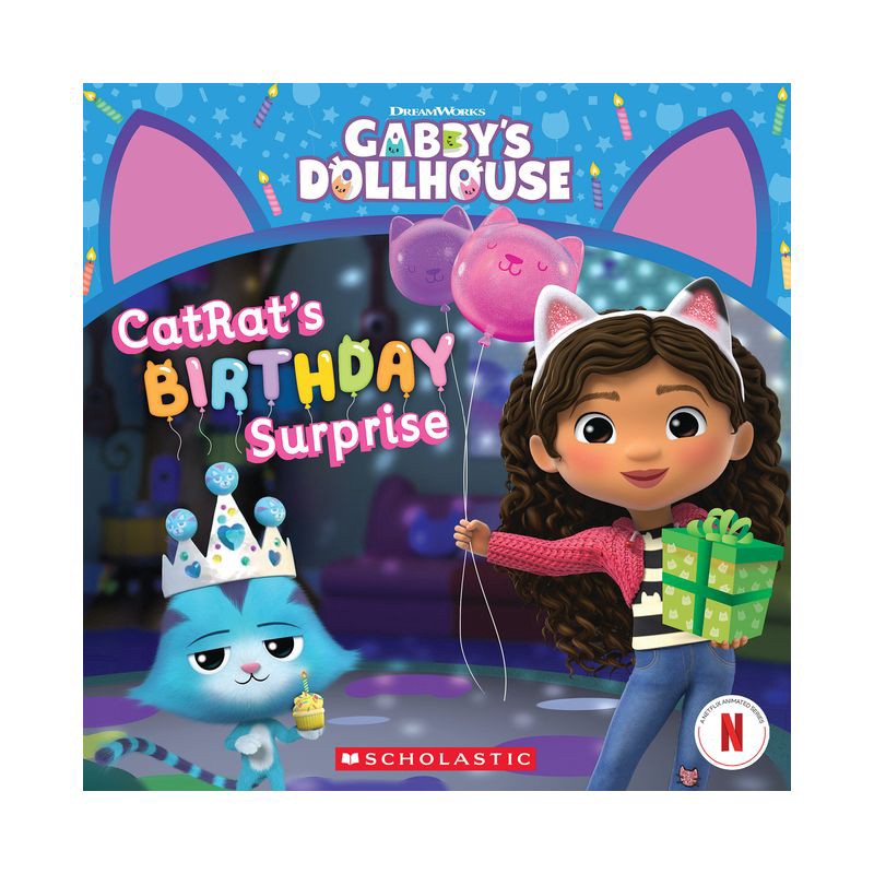 slide 1 of 1, Scholastic Catrat's Birthday Surprise (Gabby's Dollhouse 8x8 #10) - by Pamela Bobowicz (Paperback), 1 ct