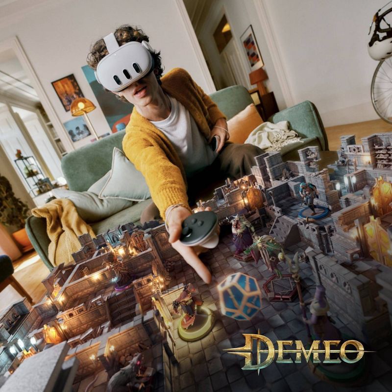 slide 11 of 14, Meta Quest 3 512GB All-In-One Mixed Reality Headset – includes a 3-Month Trial of Meta Horizon+: USB-C & Wi-Fi Connectivity, 1 ct