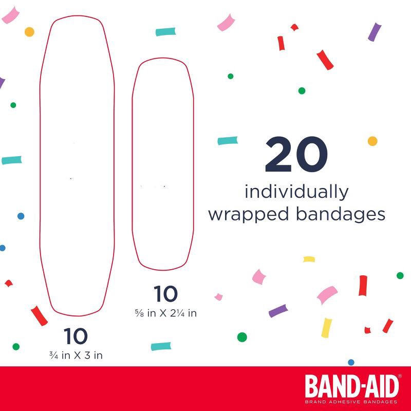 slide 5 of 9, Band-Aid Brand Adhesive Bandages for Kids' - Pixar's Inside Out - Assorted Sizes - 20ct, 20 ct