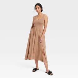 Women's Midi Ballet Dress - A New Day™ Brown M
