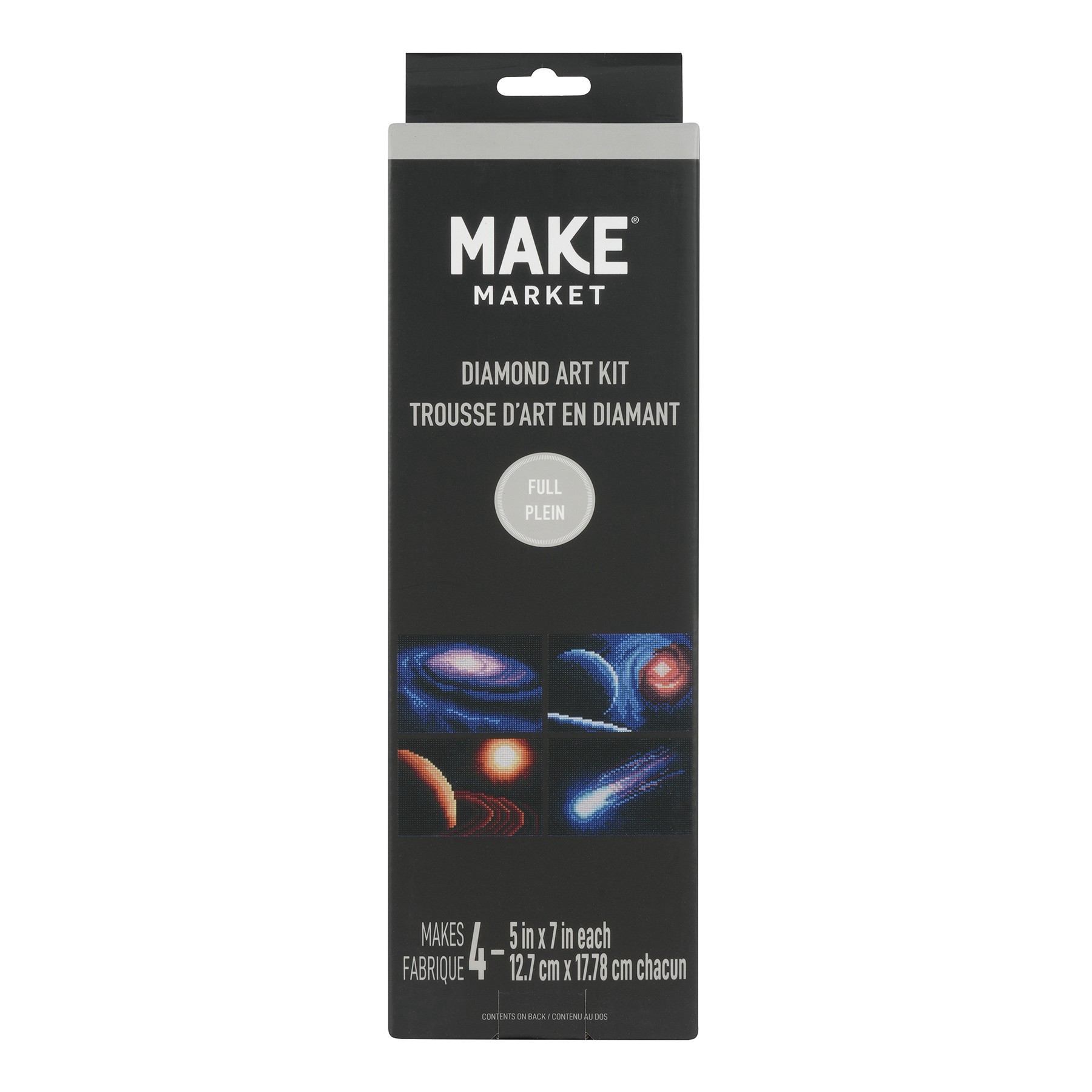 slide 5 of 5, Celestial Diamond Art Kit By Make Market, 5 in x 7 in