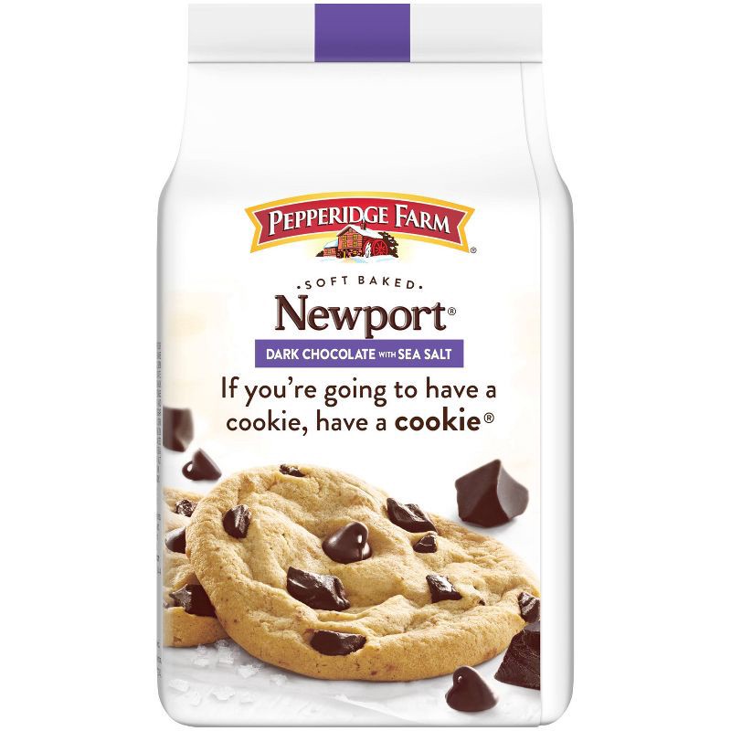 slide 2 of 5, Pepperidge Farm Dark Chocolate with Sea Salt Cookies - 8.6oz, 8.6 oz