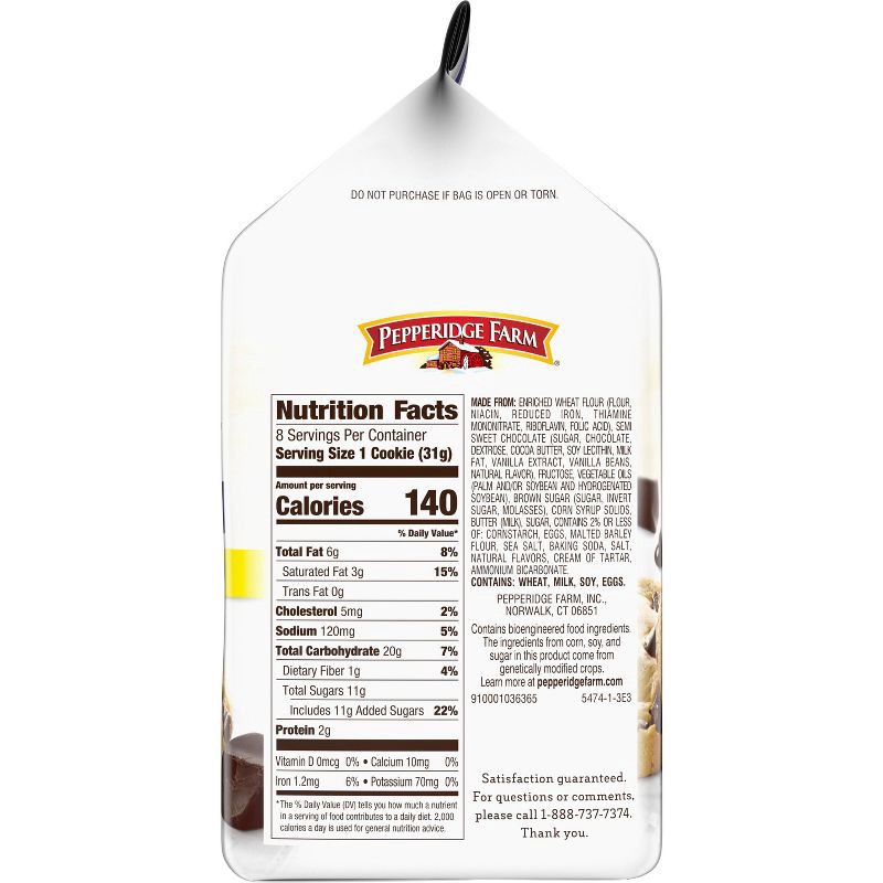 slide 2 of 7, Pepperidge Farm Dark Chocolate with Sea Salt Cookies - 8.6oz, 8.6 oz