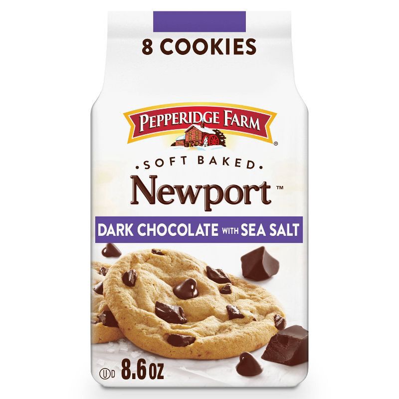slide 1 of 7, Pepperidge Farm Dark Chocolate with Sea Salt Cookies - 8.6oz, 8.6 oz
