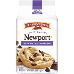 Pepperidge Farm Dark Chocolate with Sea Salt Cookies - 8.6oz
