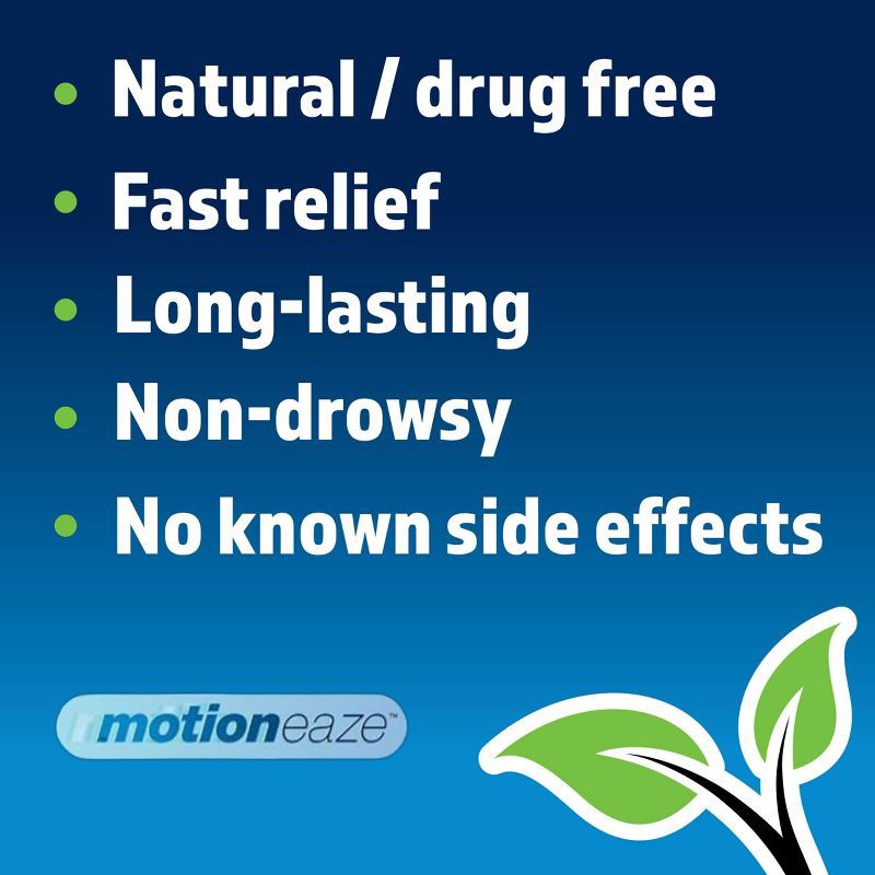 slide 4 of 10, Motioneaze Motion Sickness Relief for Nausea, Dizziness & Vomiting - Non-drowsy - 0.08 fl oz/20 applications, 0.08 fl oz