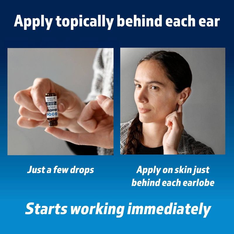 slide 8 of 10, Motioneaze Motion Sickness Relief for Nausea, Dizziness & Vomiting - Non-drowsy - 0.08 fl oz/20 applications, 0.08 fl oz