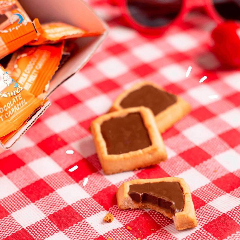 slide 7 of 8, Michel et Augustin Shortbread Milk Chocolate Caramel Cookie Squares Bag - 5oz/15ct, 15 ct; 5 oz