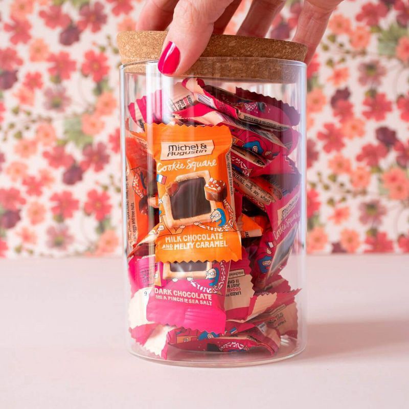 slide 8 of 8, Michel et Augustin Shortbread Milk Chocolate Caramel Cookie Squares Bag - 5oz/15ct, 15 ct; 5 oz