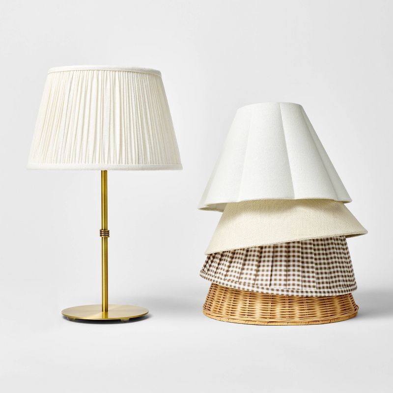 slide 5 of 5, Threshold designed w/Studio McGee Stick Lamp Base Brass - Threshold™ designed with Studio McGee, 1 ct