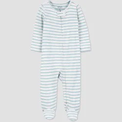 Carter's Just One You® Baby Sleep N' Play - Green/White 9M
