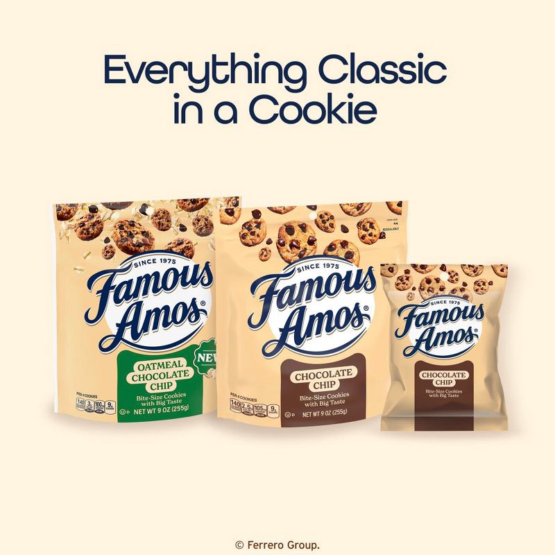 slide 10 of 11, Famous Amos Chocolate Chip Cookies - 9oz, 9 oz