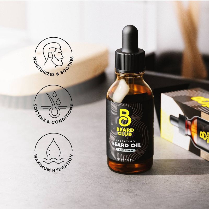 slide 6 of 7, Beard Club Beard Oil - Crisp Birch - 1 fl oz, 1 fl oz