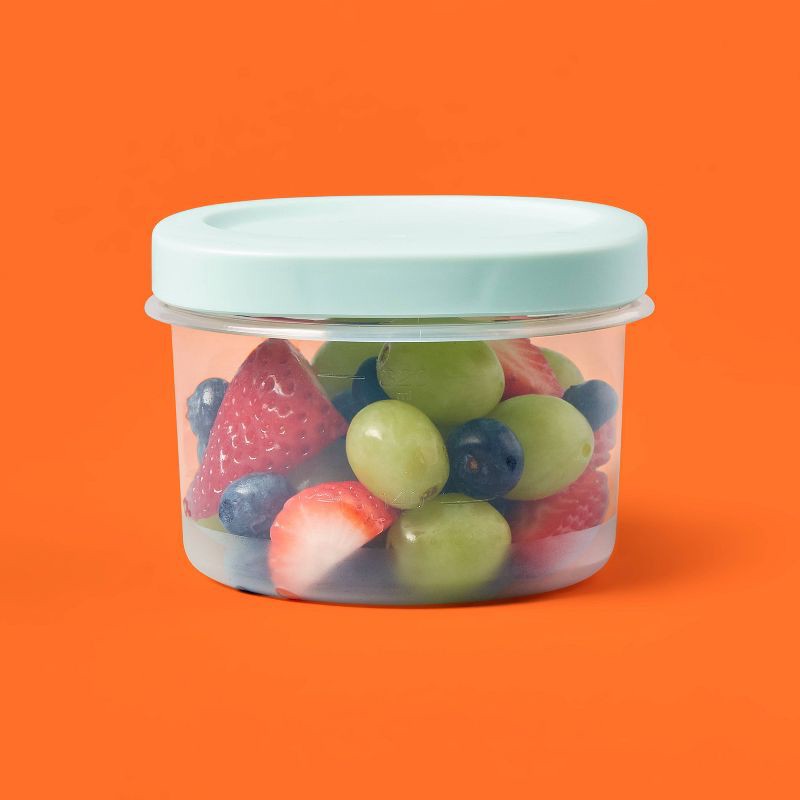 slide 2 of 3, Twist & Store Round Food Storage Containers - 16 fl oz/3ct - up&up™, 16 fl oz, 3 ct