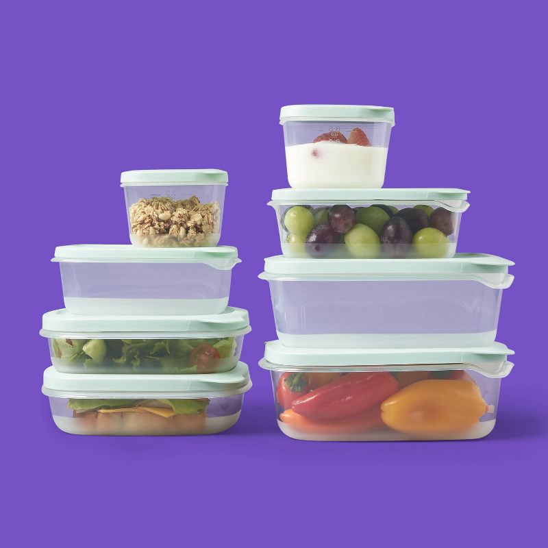 slide 2 of 4, Snap & Store Variety Pack Food Storage Containers - 16pc/8ct - up&up™, 16 ct, 8 ct