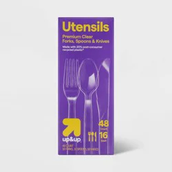 Premium Plastic Forks, Spoons and Knives - 48ct - up&up™