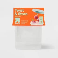 Twist & Store Large Round Food Storage Containers - 22 fl oz/2ct - up&up™
