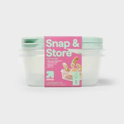 Snap & Store Deep Square Food Storage Containers - 40 fl oz/2ct - up&up™