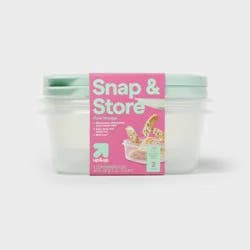 Snap & Store Deep Square Food Storage Containers - 40 fl oz/2ct - up&up™