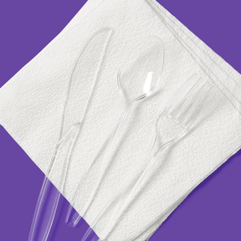 slide 2 of 3, Premium Plastic Forks, Spoons and Knives - 72ct - up&up™, 72 ct