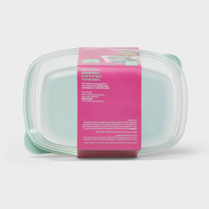 slide 3 of 3, Snap & Store Deep Rectangle Food Storage Containers - 72 fl oz/2ct - up&up™, 72 fl oz, 2 ct