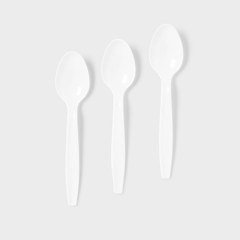 slide 2 of 3, Plastic Spoons - 48ct - Dealworthy™, 48 ct