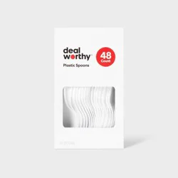 Plastic Spoons - 48ct - Dealworthy™